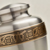 Avalon Pewter Brass Cremation Urn - Engravable