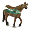 Bejeweled Brown Horse Keepsake Box