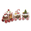 Bejeweled Candy Cane Train Keepsake Box