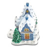 Bejeweled Cozy Snow Covered House Keepsake Box