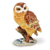 Bejeweled Owl On Branch Keepsake Box