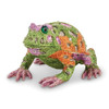 Bejeweled Psychedelic Frog Keepsake Box