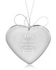 Bone Heart Crystal Pet Memorial Ornament