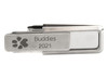 Buddies Stainless Steel Money Clip With Engraved Print