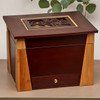 Butterflies Cut Panel Craftsman MDF Wood Memory Chest Cremation Urn