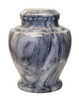 Carpel Cashmere Gray Marble Cremation Urn