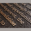 Cast Bronze Plaque - 16" W x 12" H - Horizontal or Vertical Orientation