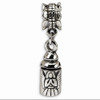 Angel Sterling Silver Cremation Jewelry Dangle Bead Charm