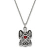 Angel with July CZ Birthstone Stainless Steel Cremation Jewelry Pendant