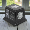 K-9 Service Dog Photo Black Granite Ark Pet Cremation Urn