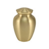 Small Classic Brass Cremation Urn - Engravable