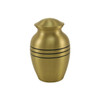 Classic Bronze Brass Extra Small Cremation Urn - Engravable