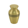 Classic Bronze Brass Keepsake Cremation Urn - Engravable