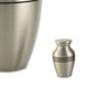 Classic Pewter Brass Keepsake Cremation Urn - Engravable