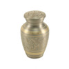 Classic Platinum Brass Keepsake Cremation Urn