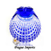 Cobalt Blue Caesar Lead Crystal Cremation Urn