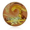 Copper Cremains Encased in Glass Cremation Healing Stone
