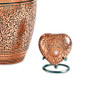 Copper Oak Heart Brass Keepsake Cremation Urn