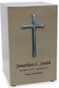 Cross Pewter Finish Beaumont Cremation Urn