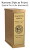 Cross Bronze Overlap Top Niche Cremation Urn