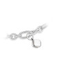 Cushion Charm Sterling Silver Cremation Jewelry