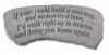 Decorative Bench - If Tears Could Build - Memorial Garden Stone - 360