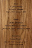 Desert Landscape Cherry Wood Newport Laser Carved Cremation Urn