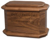 Diplomat Walnut Wood Cremation Urn