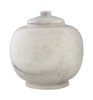 Dome Antique White Marble Pet Cremation Urn