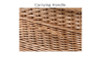 48 Inch Eco Friendly Woven Willow Wicker Pet Casket