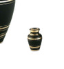 Elite Onyx Brass Keepsake Cremation Urn - Engravable