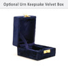 Elite Radiance Brass Keepsake Cremation Urn