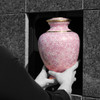 Essence Rose Cloisonne Brass Cremation Urn