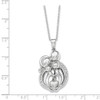 Family Gathering of Four Sterling Silver CZ Memorial Jewelry Pendant