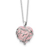 Generous Heart Sterling Silver Memorial Jewelry Pendant