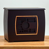 Geometric Modern Companion Wood Cremation Urn