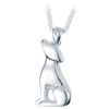 Good Boy Sterling Silver Pet Cremation Jewelry Pendant Necklace