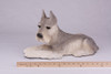 Gray Schnauzer Hollow Figurine Urn - 2775