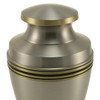 Grecian Pewter Brass Cremation Urn - Engravable