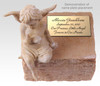 Infant Ruby Marble With Angel Cremation Urn