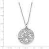 Kindred Spirit Sterling Silver CZ Memorial Jewelry Pendant