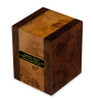 Labarde Maple with Walnut Wood Small Cremation Urn