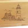 Lighthouse Classic Maple Wood Cremation Urn