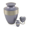 Lineas Starlight Blue Brass Keepsake Cremation Urn - Engravable