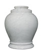 Love Antique White Marble Cremation Urn