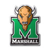 Marshall Aluminum Embossed NCAA College Logo Emblem