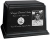 Military Photo Black Granite Ark Cremation Urn