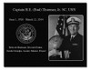 Military Photo Laser-Engraved Plaque Black Granite Memorial