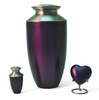 Monterey Purple Heart Brass Keepsake Cremation Urn