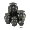 Extra Small Paw Prints Classic Slate Pet Cremation Urn - Engravable